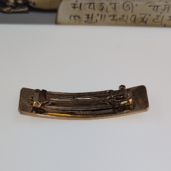 J. Crew Bronze Hair Clip Barrette - Picture 3 of 5